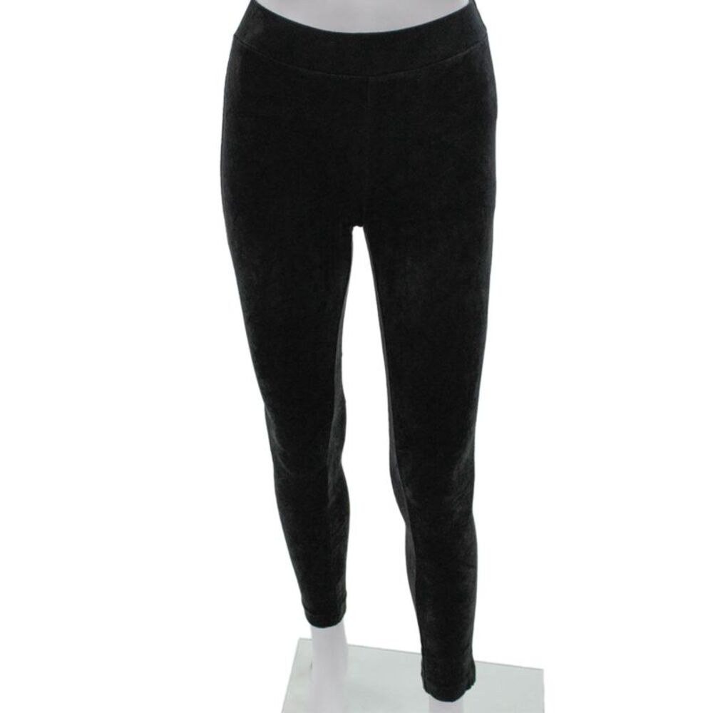 Theory Womens Black Ankle Leggings Viscose Size S